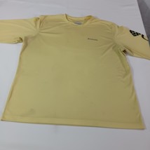 Columbia Omni-Shade FM6009 Men's Yellow Short Sleeves Graphic T-Shirt Chest 49" image 15