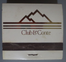 CLUB LE CONTE GATLINBURG MATCHBOOK  USED - £0.79 GBP