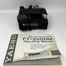 Yaesu FM Transceiver Ft-2500m Ham Radio with MH-27 Microphone and manual - £92.91 GBP