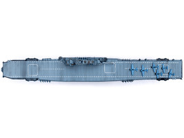 USS Yorktown (CV-5) Aircraft Carrier &quot;US Navy&quot; World War II 1/1000 Diecast Model - £112.69 GBP