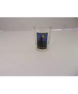 Yukon Jack shot glass Man in fur coat/moon - $5.41 CAD