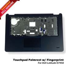 Dell OEM Latitude E7450 Palmrest Touchpad Assembly Fingerprint Reader 6568K - $1,361.48 MXN