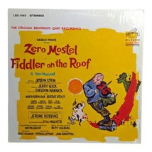 Zero Mostel Fiddler On The Roof The Orig Broadway Cast Musical Vinyl LP 1964 - £6.96 GBP