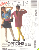 McCall&#39;s Sewing Pattern 3952 Size Tall Girls&#39; Dress Top &amp; Cowl For Stret... - $6.50