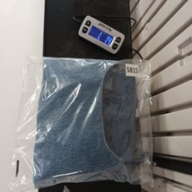 Katch Me San Francisco Women's Blue Cotton Floral Denim Reversible Vest Size L image 7