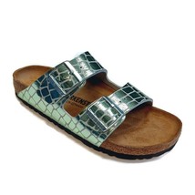 Birkenstock Arizona BS Sandals Womens Size 9-9.5 NARROW Gator Gleam Mineral - £104.90 GBP