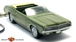 HTF KEY CHAIN 1969/1970 GREEN MERCURY COUGAR CONVERTIBLE XR7 NEW LIMITED... - £36.04 GBP