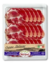 Veroni Pre-Sliced Italian Coppa 3.5oz (PACKS OF 4) - £27.45 GBP