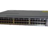 Cisco Catalyst WS-C3750X-48P-S 48-Port PoE Gigabit Network Switch w/ 2x ... - $121.54