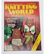 KNITTING WORLD MAGAZINE November/December 1981 Patterns For All - $6.92