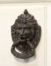 Cast Iron Rustic Royal Venetian Lion Head Decorative Door Knocker Gothic... - €18,84 EUR