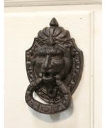 Cast Iron Rustic Royal Venetian Lion Head Decorative Door Knocker Gothic... - €18,88 EUR