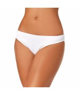 NWT  Bar III Ribbed Cheeky Hipster Bikini Bottoms White X-Large - £11.00 GBP