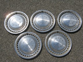Lot of 5 genuine 1972 to 1976 Dodge Dart Swinger 14 inch hubcaps wheel covers - £54.89 GBP