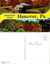 Pennsylvania(PA) Hanover Greetings Mill Water Wheel Autumn Fall Vintage Postcard - £7.56 GBP