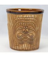 Tiki Mask Barrel Tiki Mug Brown OMC Japan 4-1/4&quot; H 4&quot; Diameter - €10,72 EUR