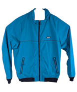 Lands End Rain Jacket Light Blue Mens size XL Tall Full Zip 46-48 - $44.55