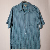 JOE Joseph Abboud Mens Shirt Size Large Short Sleeve Classic Casual Wear - £10.68 GBP