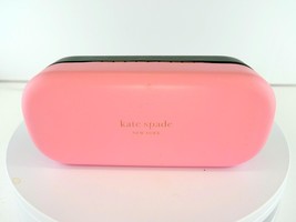 Kate Spade Sunglass Case - PINK-GREEN / Clam Shell With Cloth Eyeglass Case - $12.35