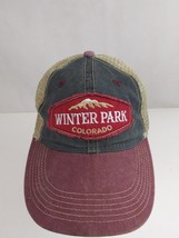 Winter Park Colorado Mesh Back Unisex Snapback Baseball Cap - $14.54