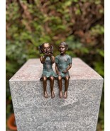 Children with Bird – Bronze Sculpture. 9x7x14cm - €206,16 EUR