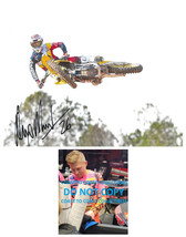 Alex Martin motocross supercross signed 8x10 photo COA proof autographed. - £61.78 GBP