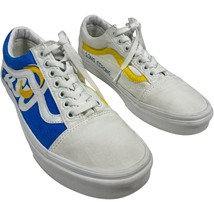 Custom VANS Angelo State ASU White Blue/Yellow unisex M8/W9.5 Long Stron... - $517.42 MXN