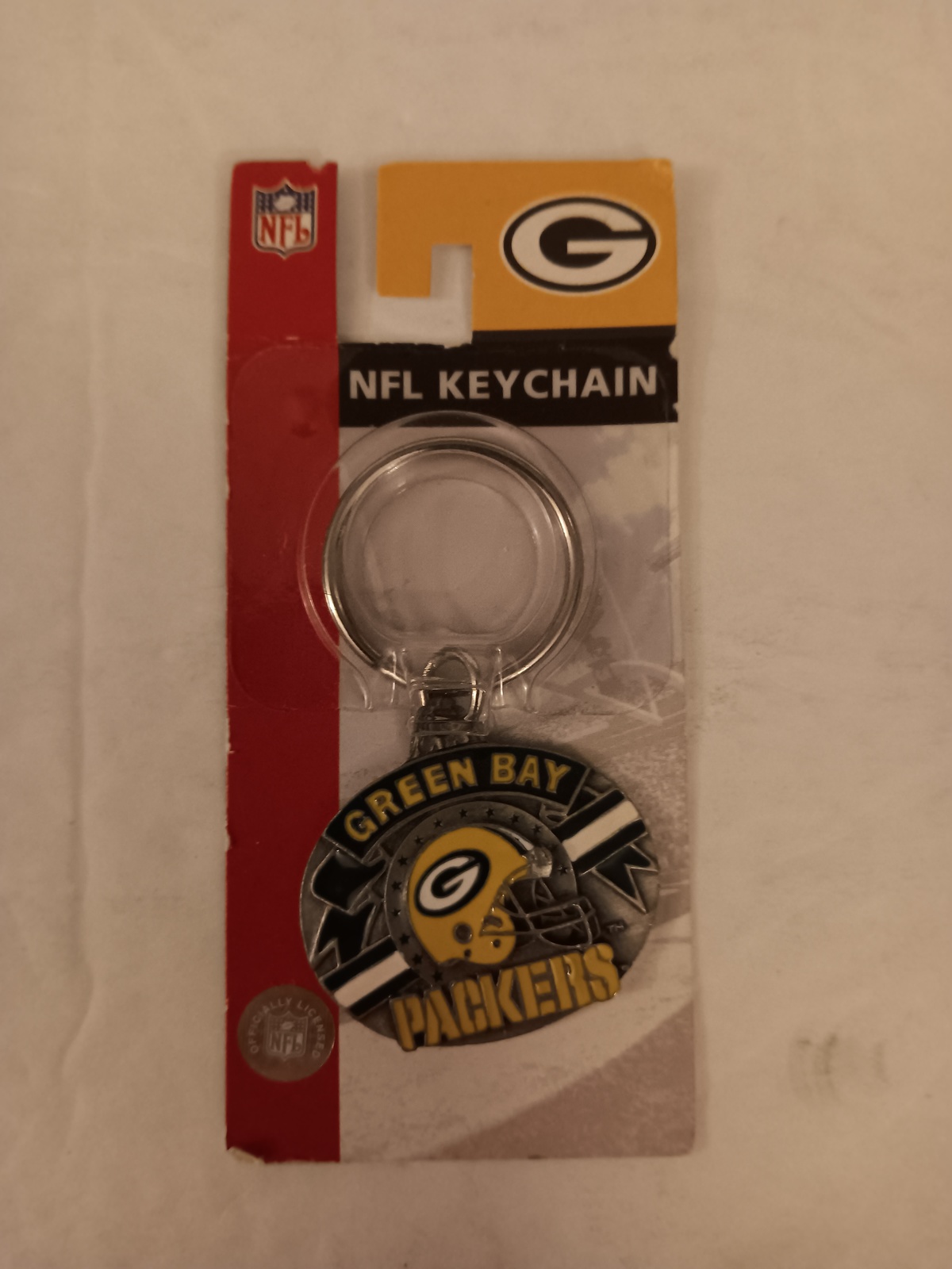 Siskiyou Buckle 2003 NFL Pewter Keychain Oval With Split Ring Green Bay Packers - $9.99