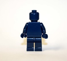 Building Toy Dark Blue blank plain Minifigure Gift Christmas - £5.76 GBP