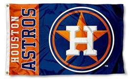 Houston Astros Baseball flag 3X5Ft Banner USA Polyester  - £12.61 GBP