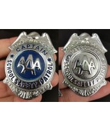 AAA School Safety Patrol Captain &amp; Patrolman Badges LOT X2 Vintage MADE ... - €40,62 EUR