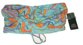 Wild Fable “Aquablue Swirl” Multi-Color Size M Bathing Suit Top W/ Tags - $9.38