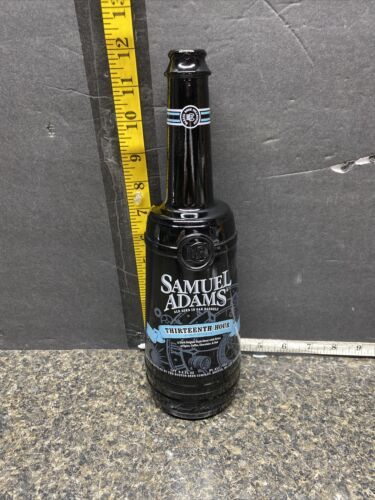 Vintage Empty Samuel Adams barrel bottle thirteenth hour 1pt 9.4oz No Cap - £4.01 GBP