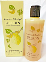 Crabtree &amp; Evelyn Citron Honey &amp; Coriander Bath &amp; Shower Gel 8.5 Fl Oz  - $59.95