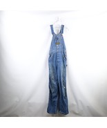 Vintage 50s 60s Womens 26 Thrashed Sanforized Cotton Flared Denim Overal... - $118.75