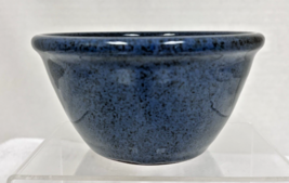 1997 Old Time Pottery Winthrop Wa Blue Speckled Mixing Bowl 5.5 w x 2 7/... - $24.26