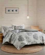 Madison Park Amoria 3-Pc. Printed Seersucker Palm Duvet Cover Sets T410846 - £68.84 GBP