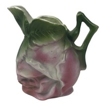 Antique Germany Blown Out Pink Rose Roses Floral Cream Pitcher Creamer 4... - $60.57