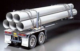 Tamiya 56310 1/14 RC Scale Tractor Truck Pole-Trailer Plastic Pipes Kit ... - £219.99 GBP