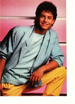 Kirk Cameron Scott Grimes magazine pinup clipping 80&#39;s Bop yellow pants - $3.50
