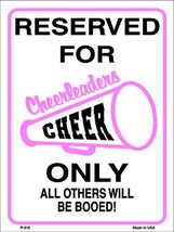Reserved for Cheer Only Metal Novelty Parking Sign - £17.20 GBP
