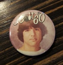 Super Rare 60th Birthday Party Jeff Bolton Pin Button 1 Inch - £7.90 GBP