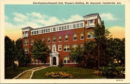 Arkansas Fayetteville Elza-Stephens-Remmell Hall 1915-1930 Vintage Postcard - £5.92 GBP