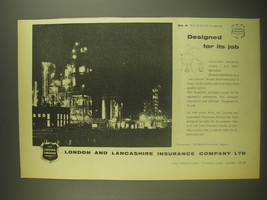 1958 London and Lancashire Insurance Advertisement - Designed for its job - £14.27 GBP