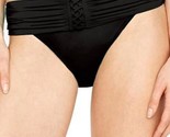 Gottex Lace Up Medium Rise Bikini Bottom Black - $40.00