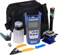 9 in 1 Assembly FTTH Tool Kit with FC-6S Cleaver Optical Power Meter Finder - 3 - £109.06 GBP