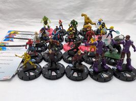Lot Of (25) Marvel DC Heroclix Figures Commons And Uncommons *Partial Ca... - €21,20 EUR