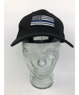 Thin Blue Line Police Hat American Flag Thin Blue Line Headwear Ball Cap... - £13.46 GBP