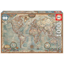Educa Puzzle Collection 1000pcs - Political Map - $43.38