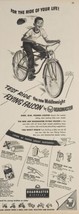 1953 Print Ad Flying Falcon Bicycles by AMF Roadmaster Cleveland,Ohio - $18.88